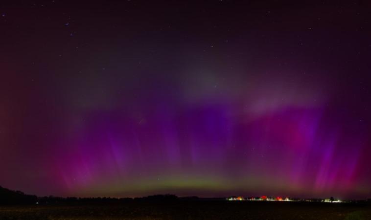 Polarlichter über Bad Aibling